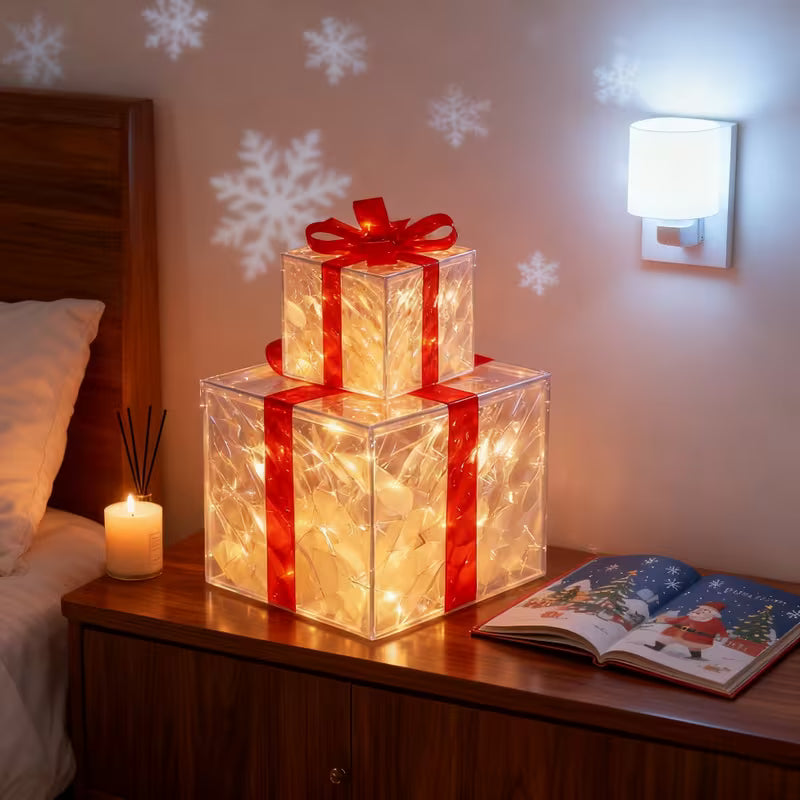 Mila Milano™  |  Scatole Regalo Natalizie Illuminate