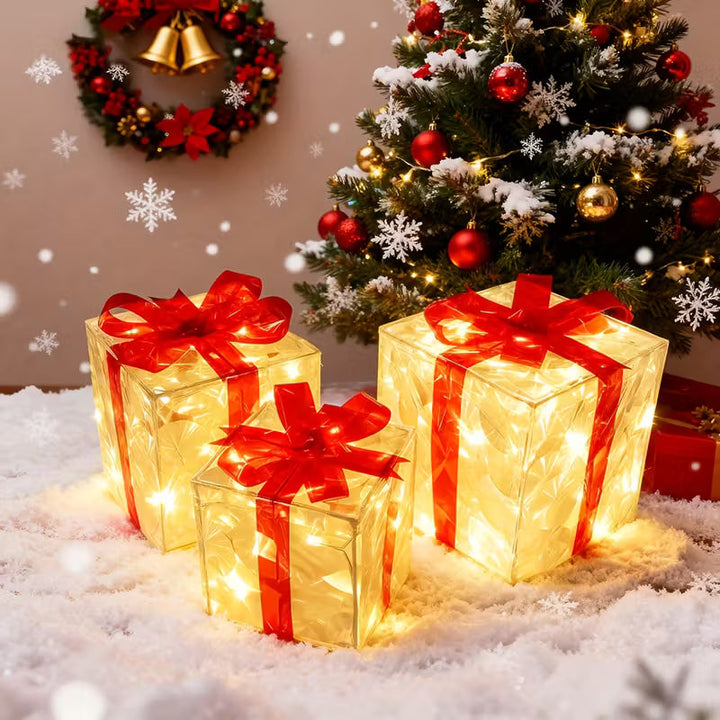 Mila Milano™  |  Scatole Regalo Natalizie Illuminate