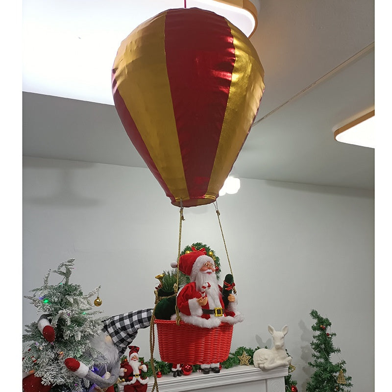 Mila Milano™ 🎈 Magica Mongolfiera di Babbo Natale Incantevole e Festiva | 90cm