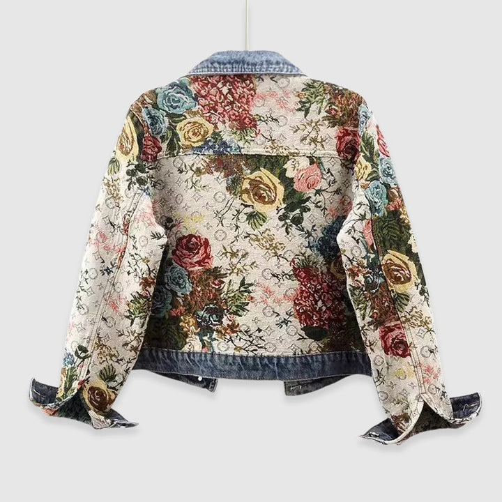 Clara™ - Amoretti Blossom Denim Jacket
