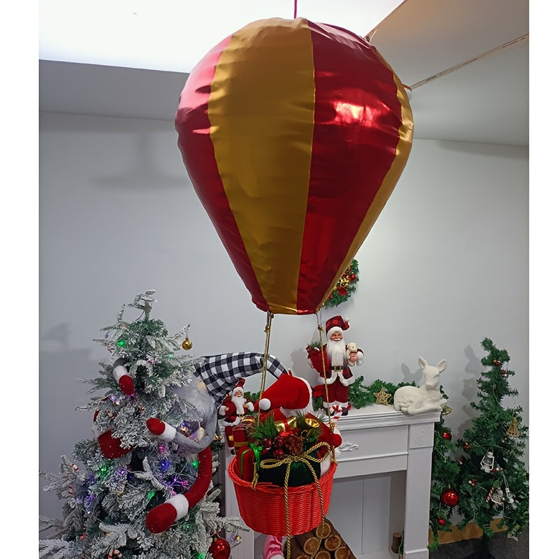 Mila Milano™ 🎈 Magica Mongolfiera di Babbo Natale Incantevole e Festiva | 90cm