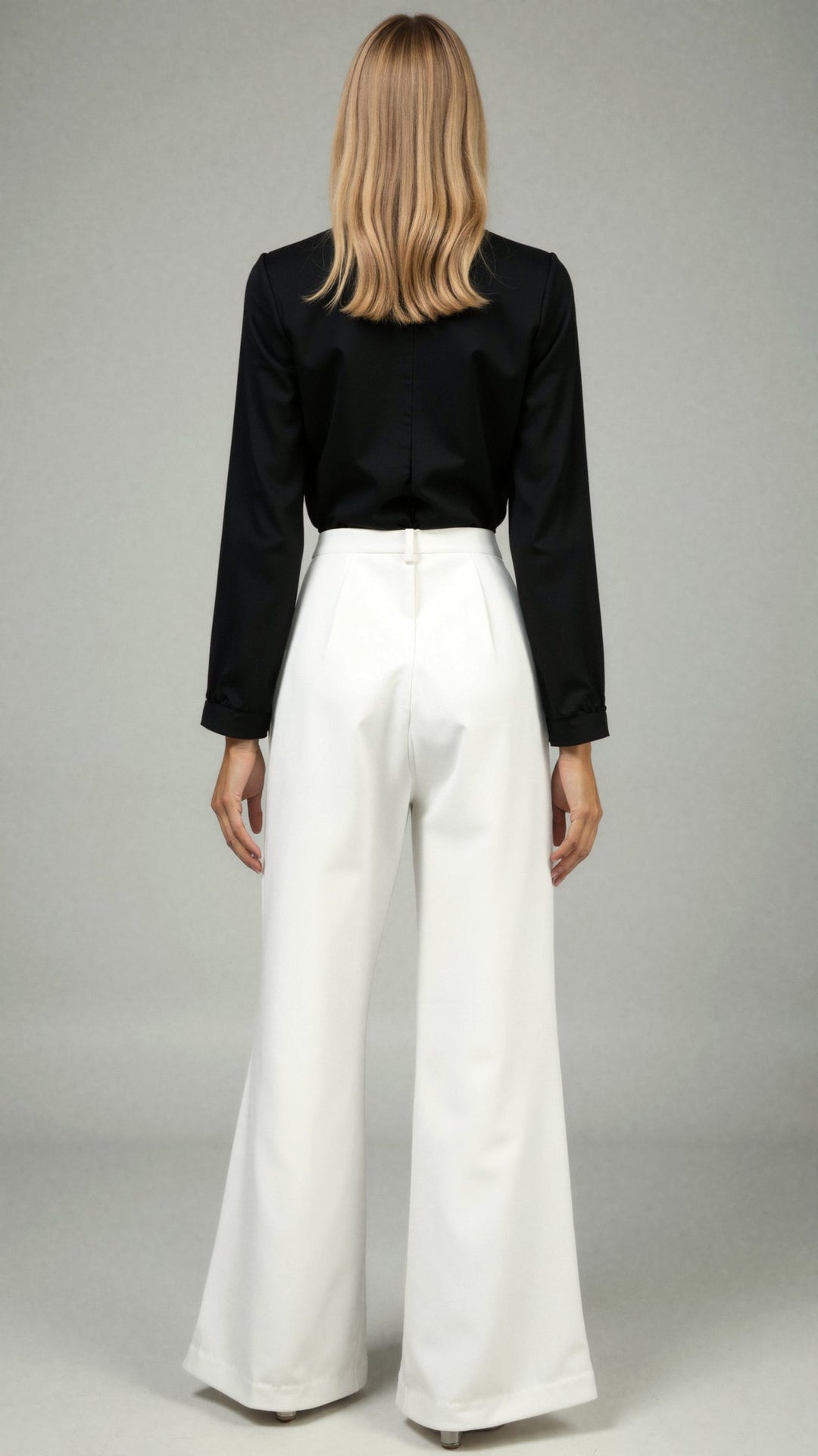 Claire High Waist Straight Leg Trousers