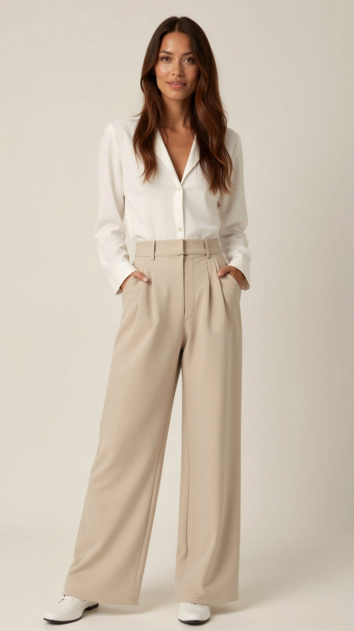 Emma Wide-Leg Trousers