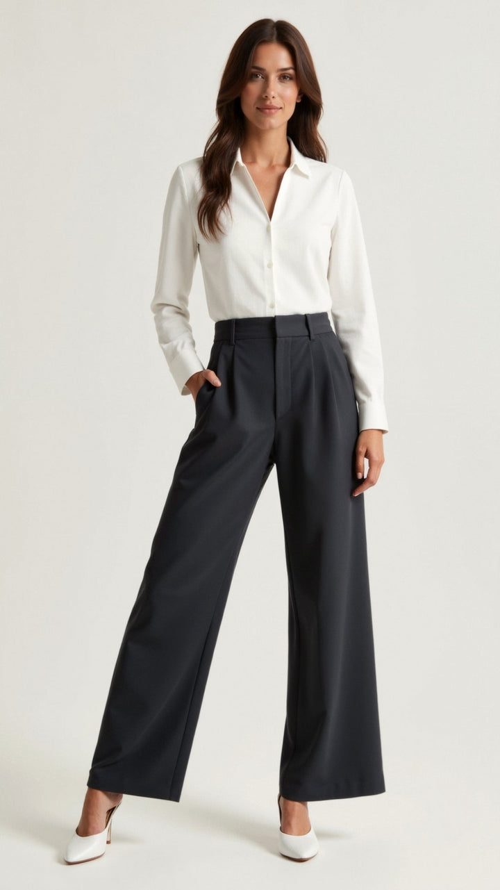 Emma Wide-Leg Trousers