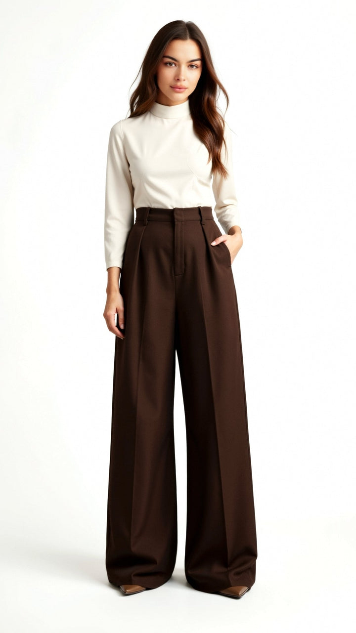 Hazel Wide-Leg Trousers